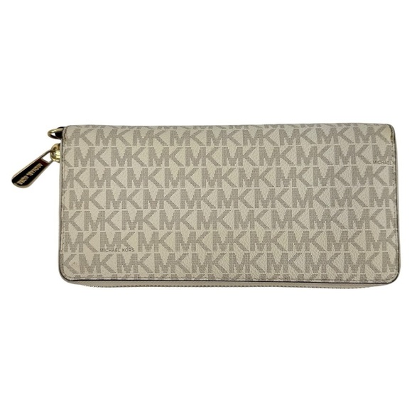 Michael Kors Jet Set Logo Continental Wristlet Wallet *missing wristlet handle - Picture 2 of 11